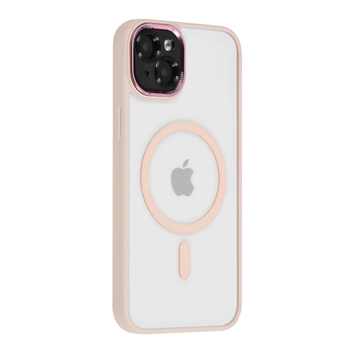 Tuniq iPhone 15 Plus / 14 Plus - MagSafe Σκληρή Θήκη με Πλαίσιο Σιλικόνης - Ροζ Ματ