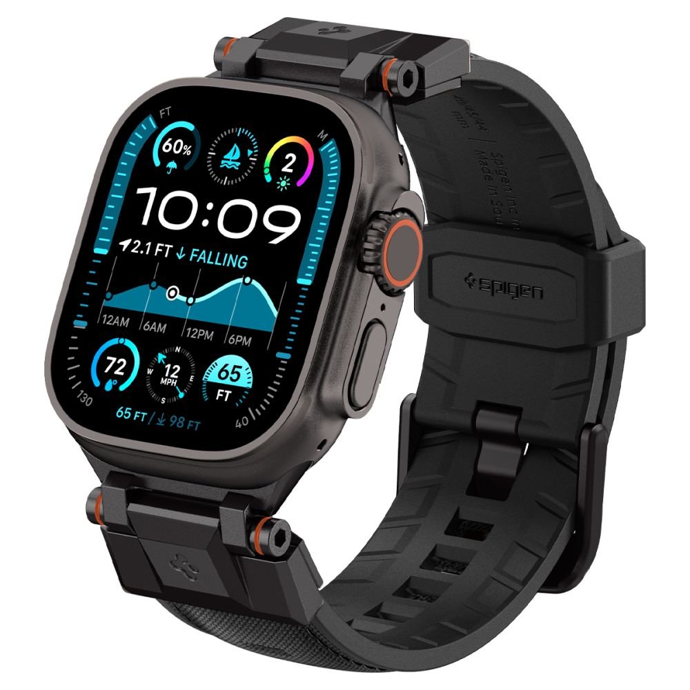 Spigen Λουράκι Apple Watch 8/9/10/11 - SE (1/2/3) - Ultra (1/2/3) – 44/45/46/49mm DuraPro Armor - Black Edition