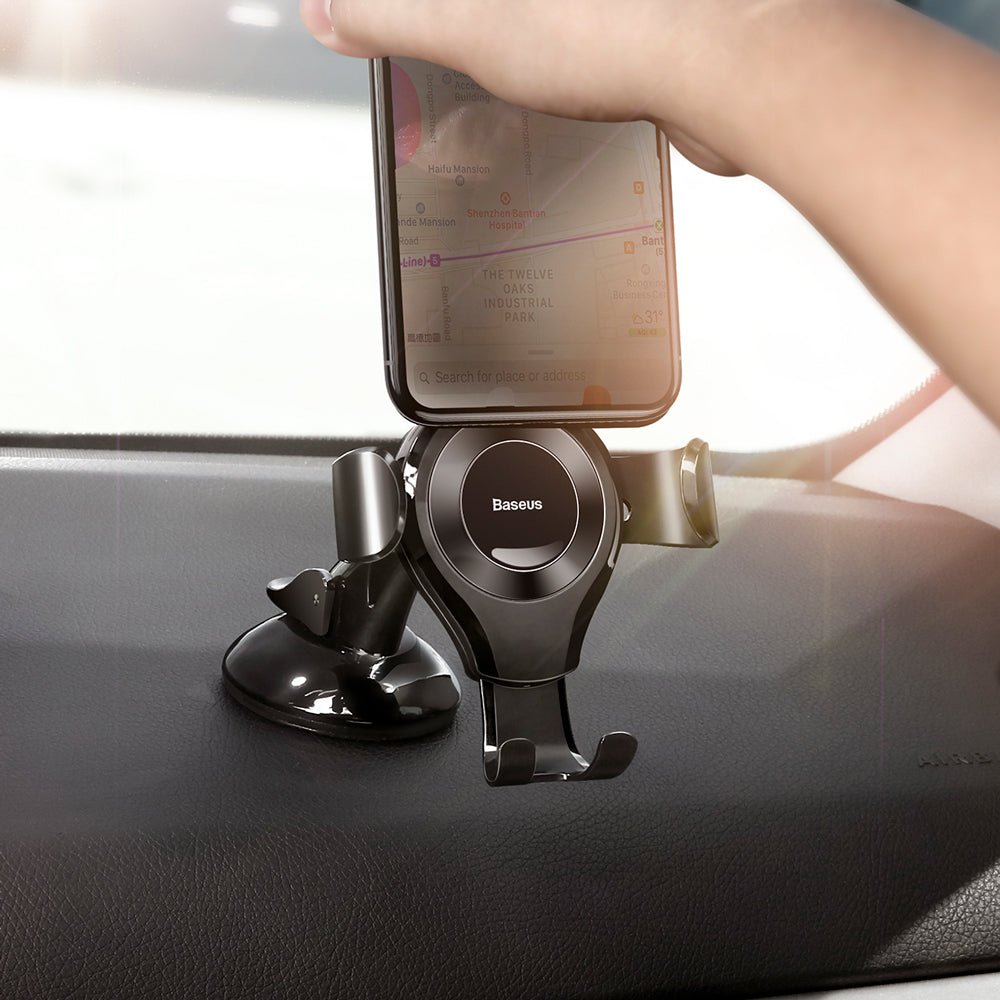 Baseus Osculum Gravity Car Mobile Holder - Universal Βάση Αυτοκινήτου - Black - SUYL - XP01