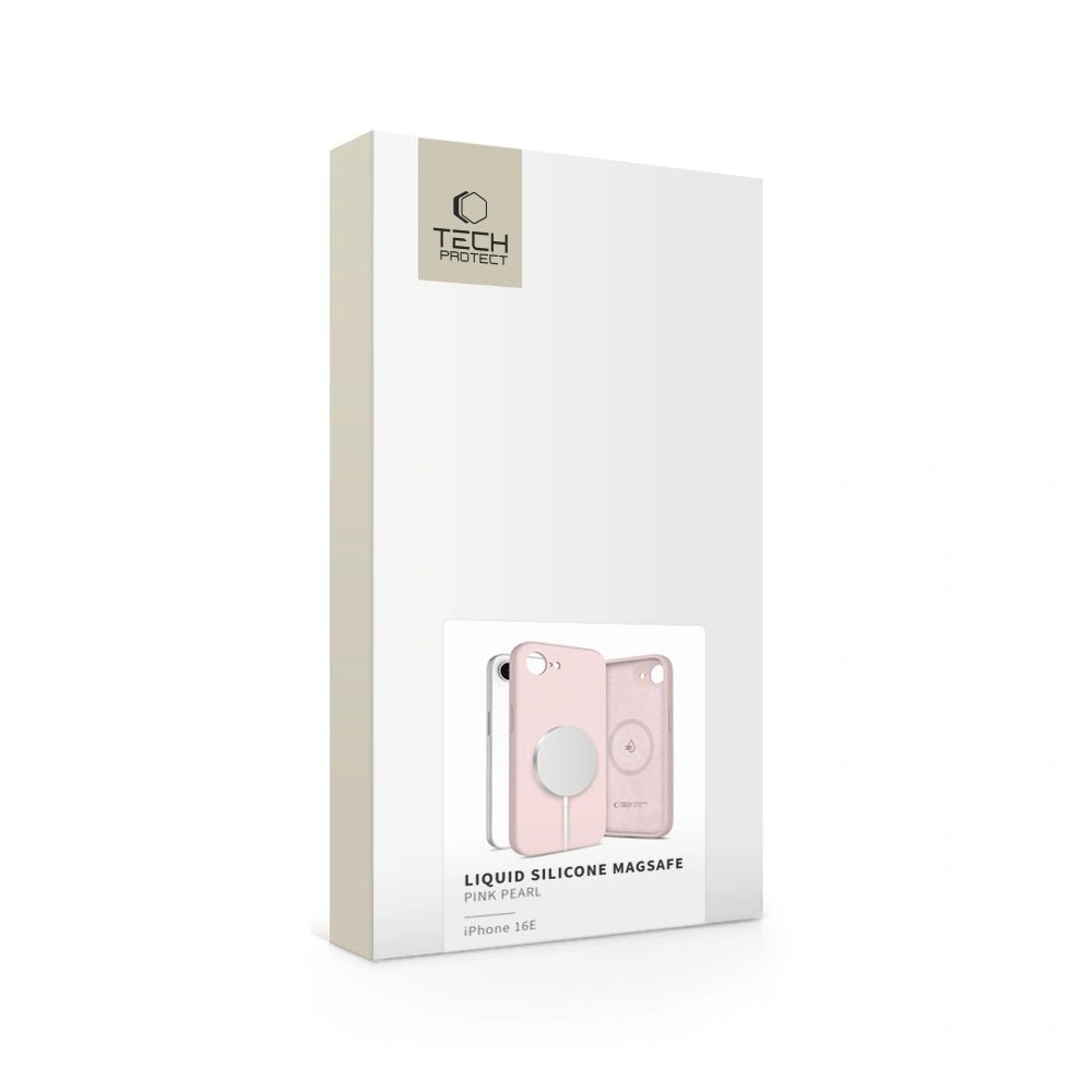 Tech - Protect iPhone 16e Liquid Silicone MagSafe Θήκη Σιλικόνης - Pink Pearl