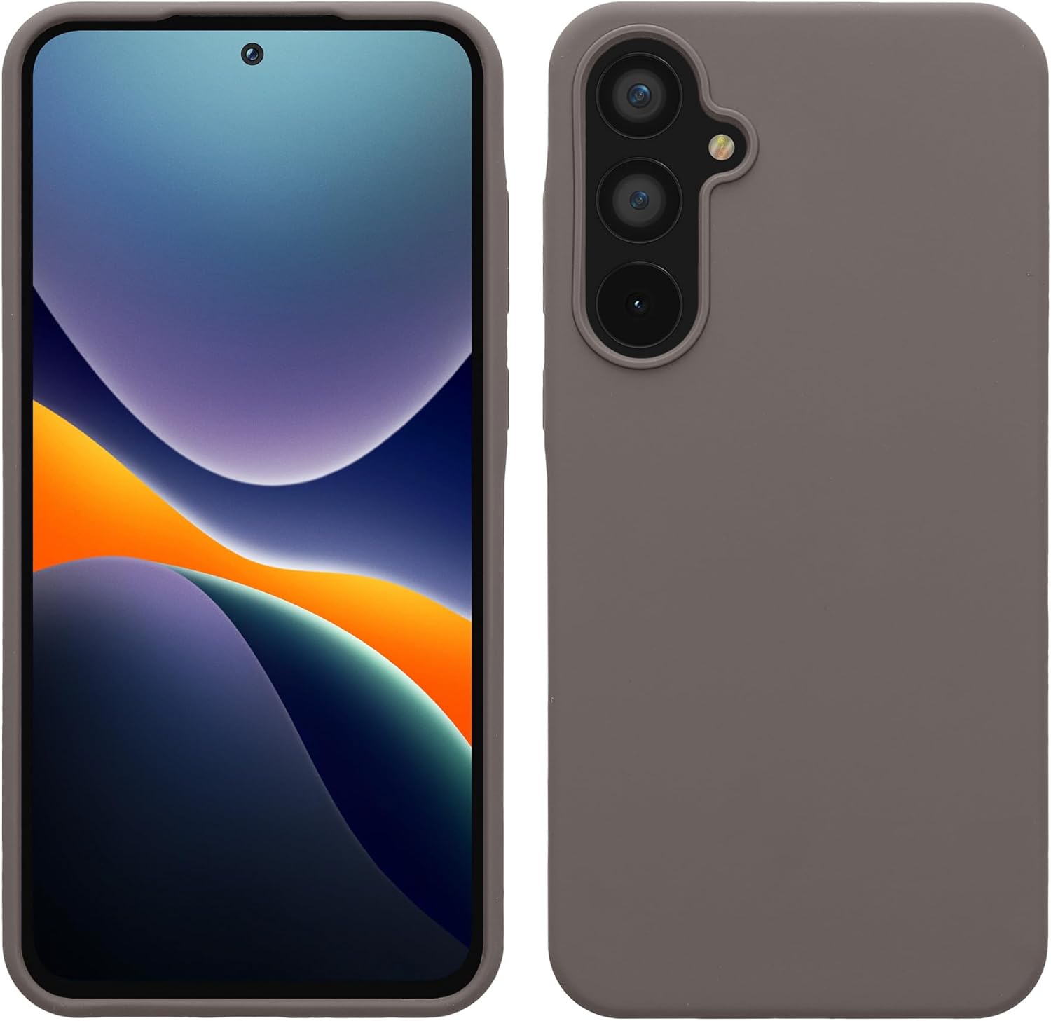 KW Samsung Galaxy A55 5G Θήκη Σιλικόνης Rubberized TPU - Stone Dust