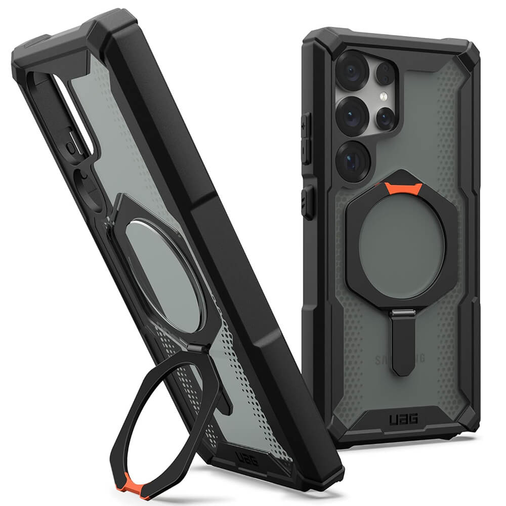 UAG Samsung Galaxy S25 Ultra Plasma XTE MagSafe Σκληρή Θήκη με Stand - Black / Orange