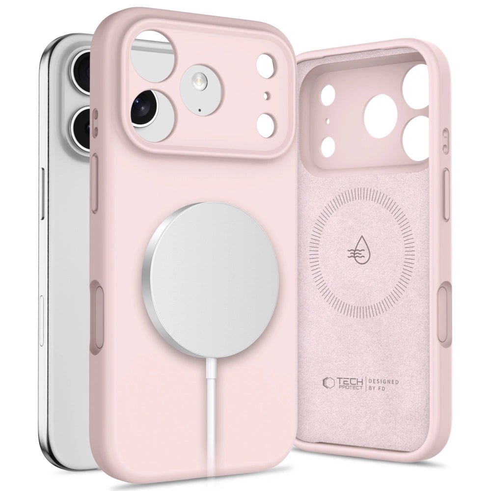 Tech - Protect iPhone 17 Pro Max Silicone MagSafe Θήκη Σιλικόνης - Pink Pearl