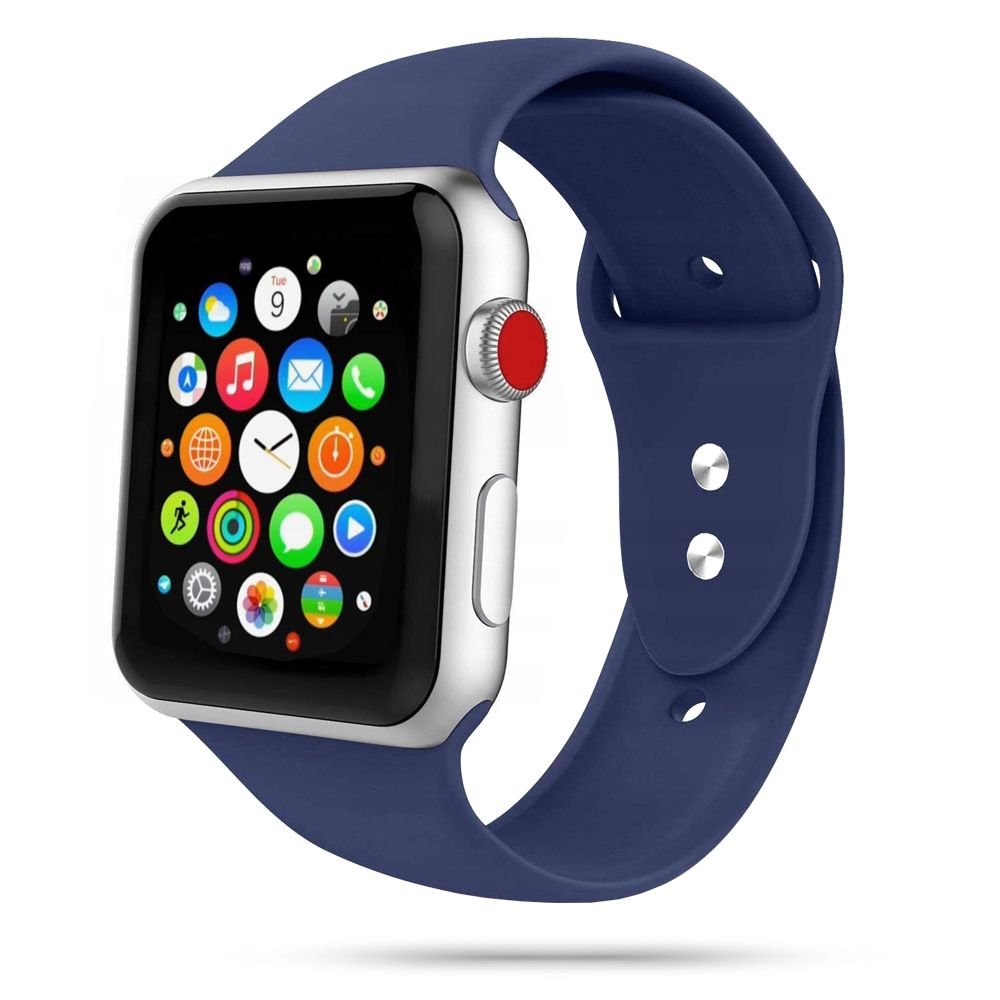 Tech - Protect Λουράκι Apple Watch 4 / 5 / 6 / 7 / 8 / 9 / SE / ULTRA 1 / ULTRA 2 - 42 / 44 / 45 / 49 mm IconBand Λαστιχένιο - Midnight Blue