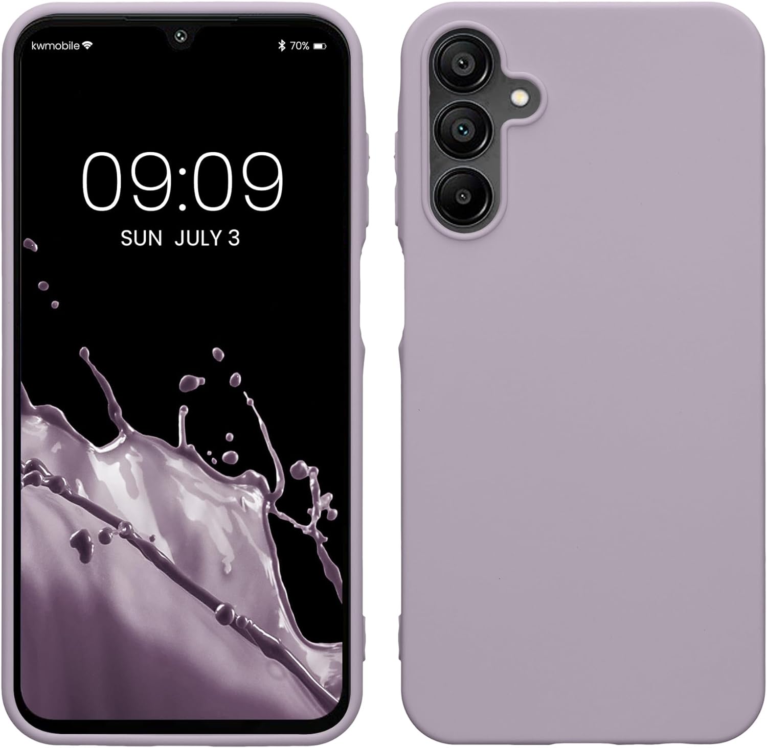 KW Samsung Galaxy A15 4G / A15 5G Θήκη Σιλικόνης TPU - Lavender - KWM000021MH005C