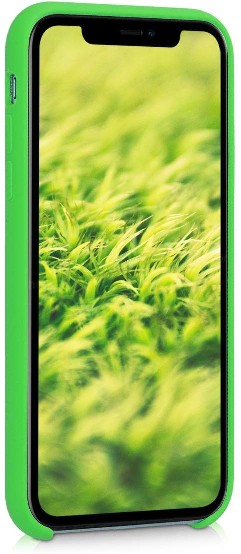 KW iPhone 11 Θήκη Σιλικόνης Rubber TPU - Lime Green - 49724.159