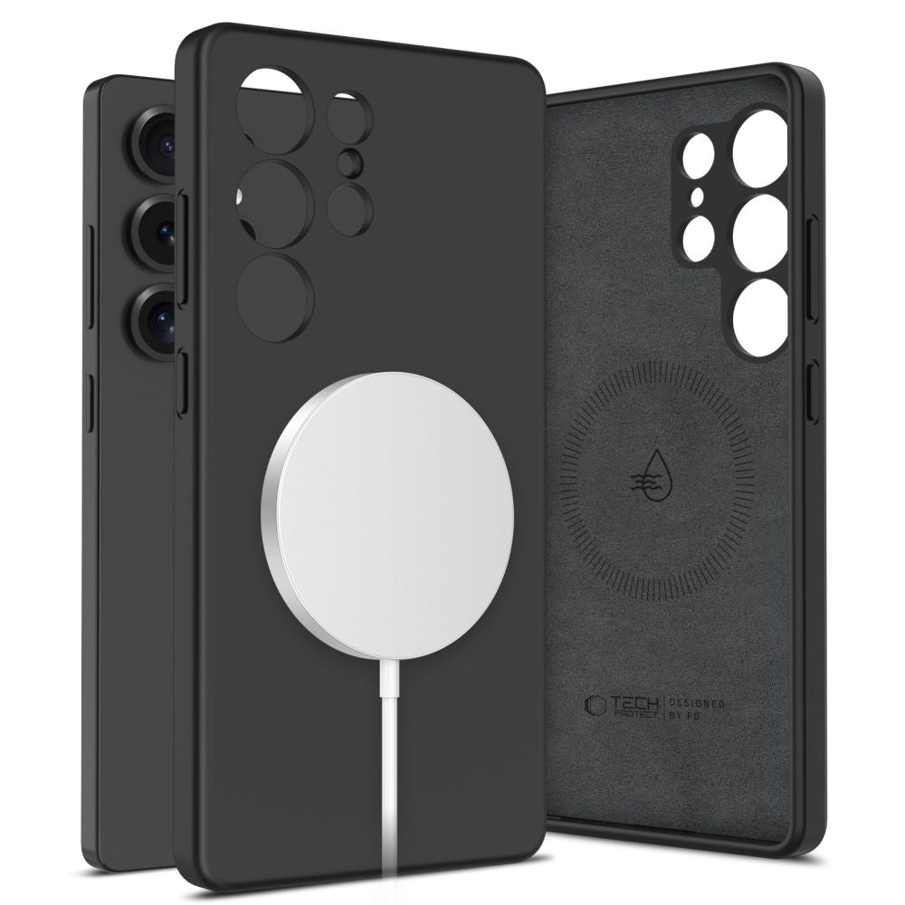 Tech - Protect Samsung Galaxy S25 Ultra Liquid Silicone - MagSafe Θήκη Σιλικόνης TPU - Black