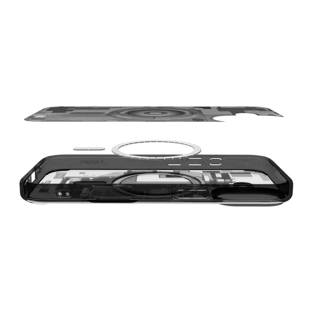 Spigen iPhone 17 - Ultra Hybrid Mag - Σκληρή Θήκη με Πλαίσιο Σιλικόνης Και MagSafe - Zero One Black