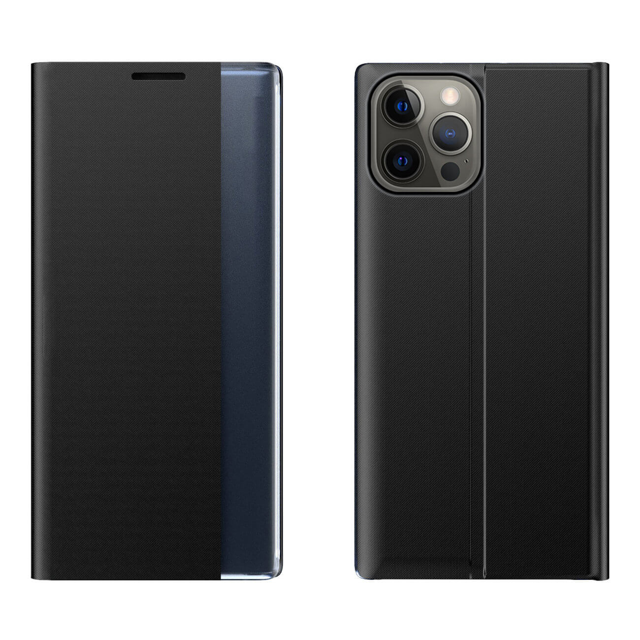 OEM iPhone 13 Pro Max Sleep Case Θήκη Βιβλίο - Black