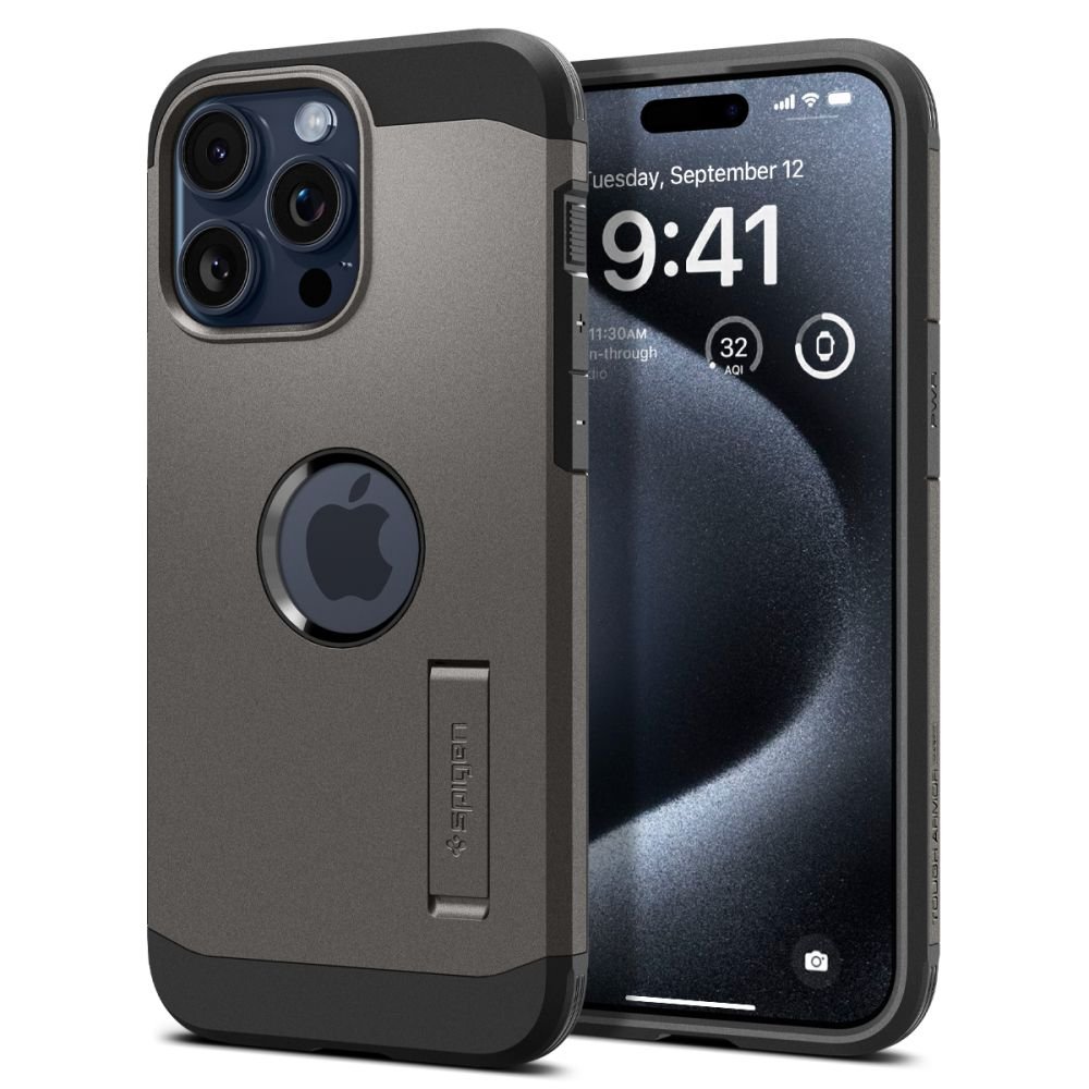 Spigen iPhone 15 Pro Max Tough Armor Mag Σκληρή Θήκη με MagSafe - Gunmetal