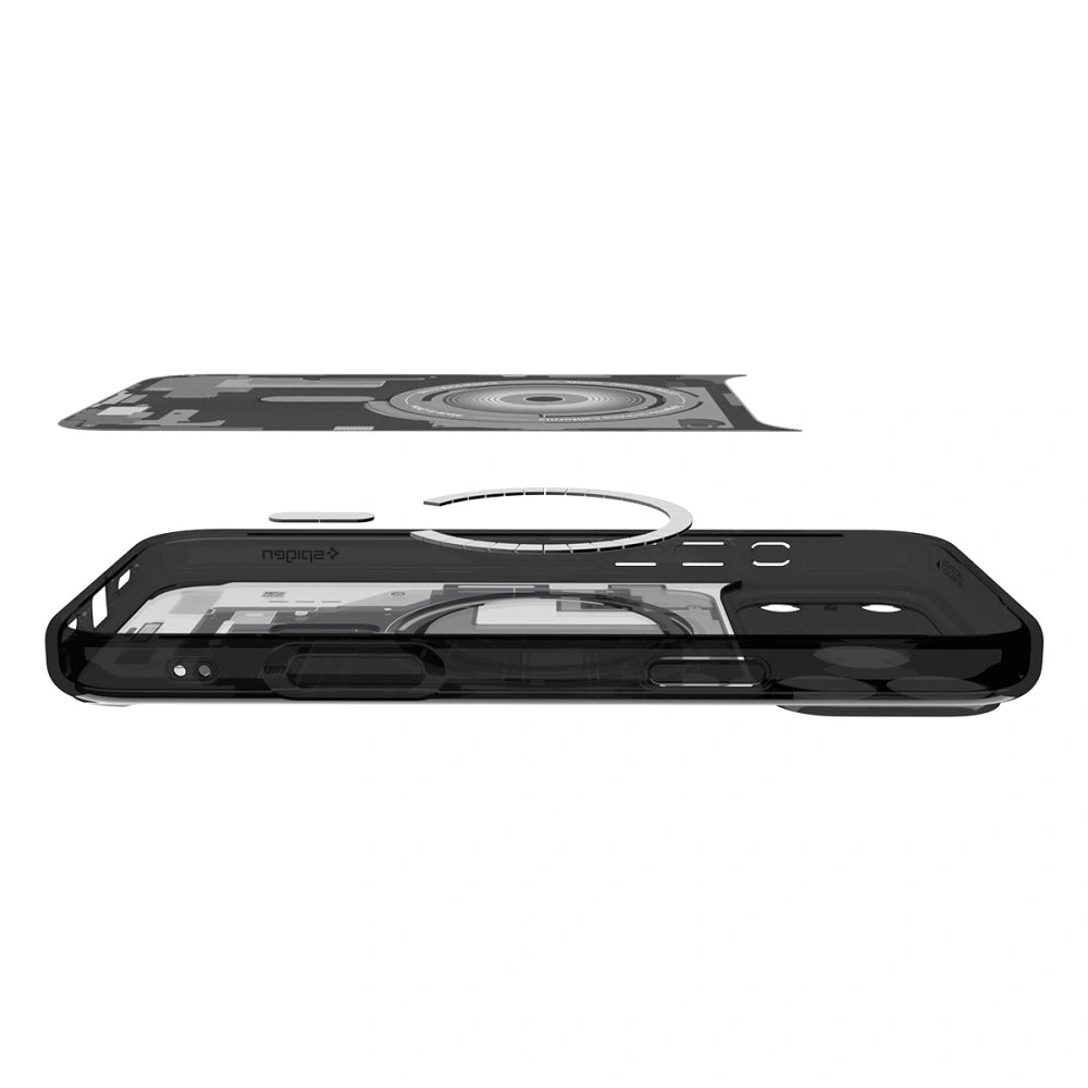 Spigen iPhone 17 Pro - Ultra Hybrid Mag - Σκληρή Θήκη με Πλαίσιο Σιλικόνης Και MagSafe - Zero One Black