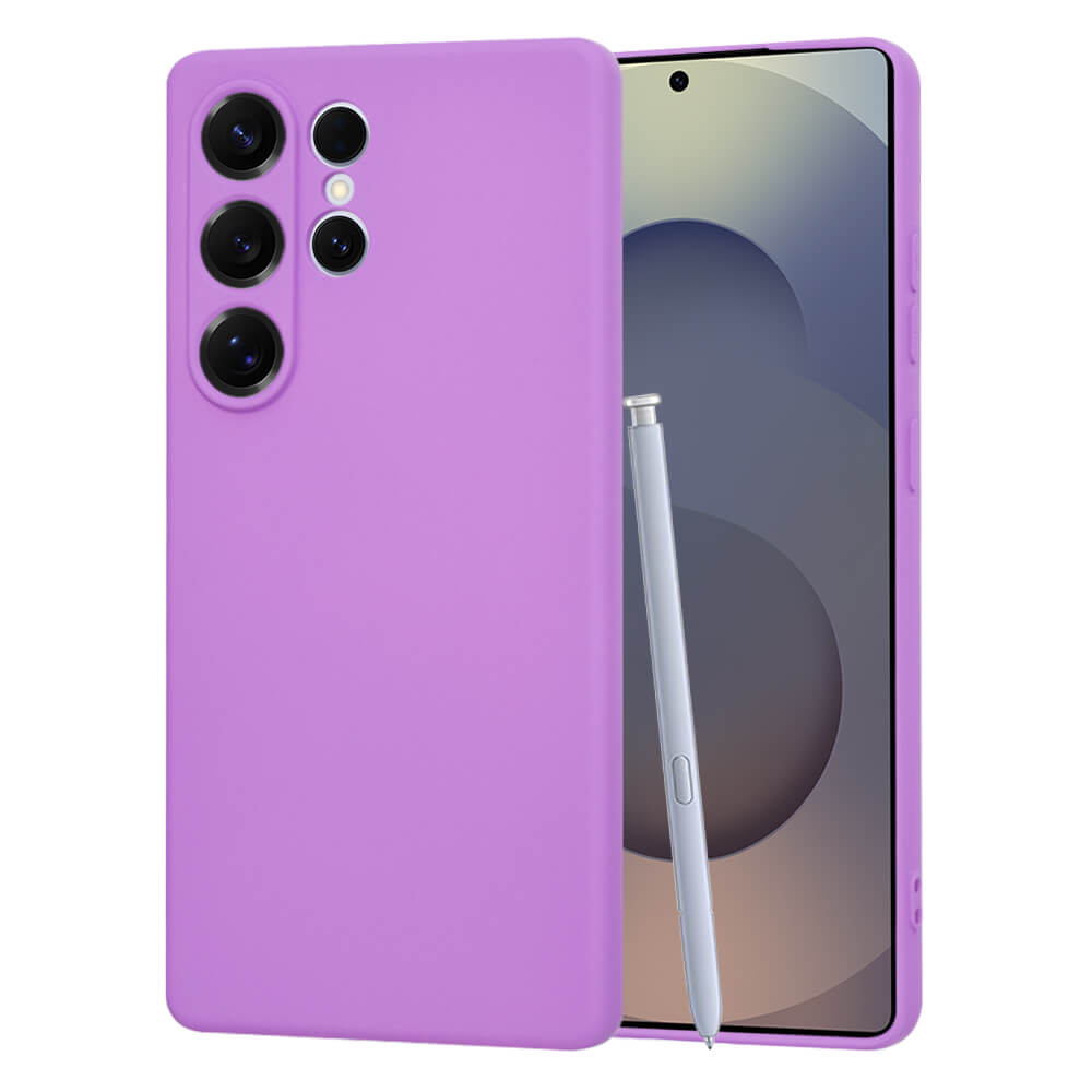 Techsuit Samsung Galaxy S25 Ultra SoftFlex Θήκη Σιλικόνης - Purple