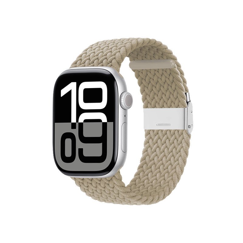Crong Λουράκι Apple Watch 2/3/4/5/6/7/8/9/10/11 - SE (1/2/3) - 38/40/41/42mm Wave Band - Stone Beige