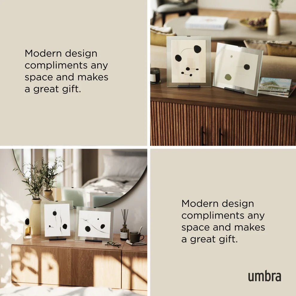 Umbra Flute Κορνίζα για Φωτογραφίες - 20 x 25 cm - Black