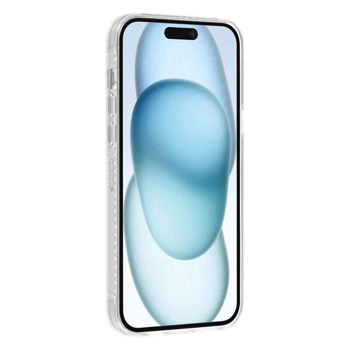 Tuniq iPhone 15 Plus / 14 Plus - Σκληρή Θήκη με Πλαίσιο Σιλικόνης - Σχέδιο Μάρμαρο - Σκούρο Γκρί