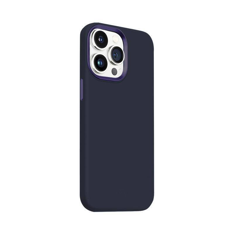 Crong iPhone 15 Pro Max Color Cover Lux Magnetic - Θήκη Σιλικόνης με MagSafe - Navy Blue