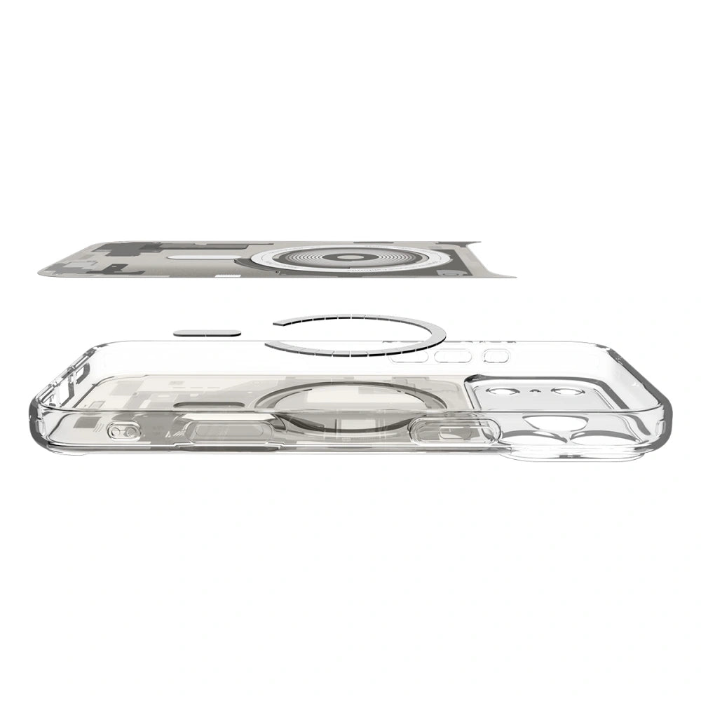 Spigen iPhone 17 Pro Max - Ultra Hybrid Mag - Σκληρή Θήκη με Πλαίσιο Σιλικόνης Και MagSafe - Zero One Natural Titanium