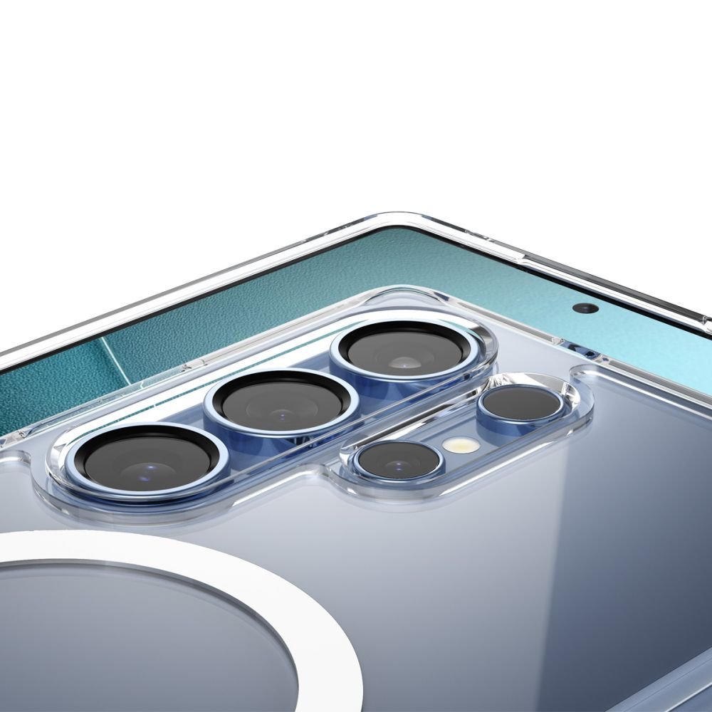 Spigen Samsung Galaxy S25 Ultra - Ultra Hybrid Mag - Σκληρή Θήκη με Πλαίσιο Σιλικόνης Και MagSafe - Clear / White