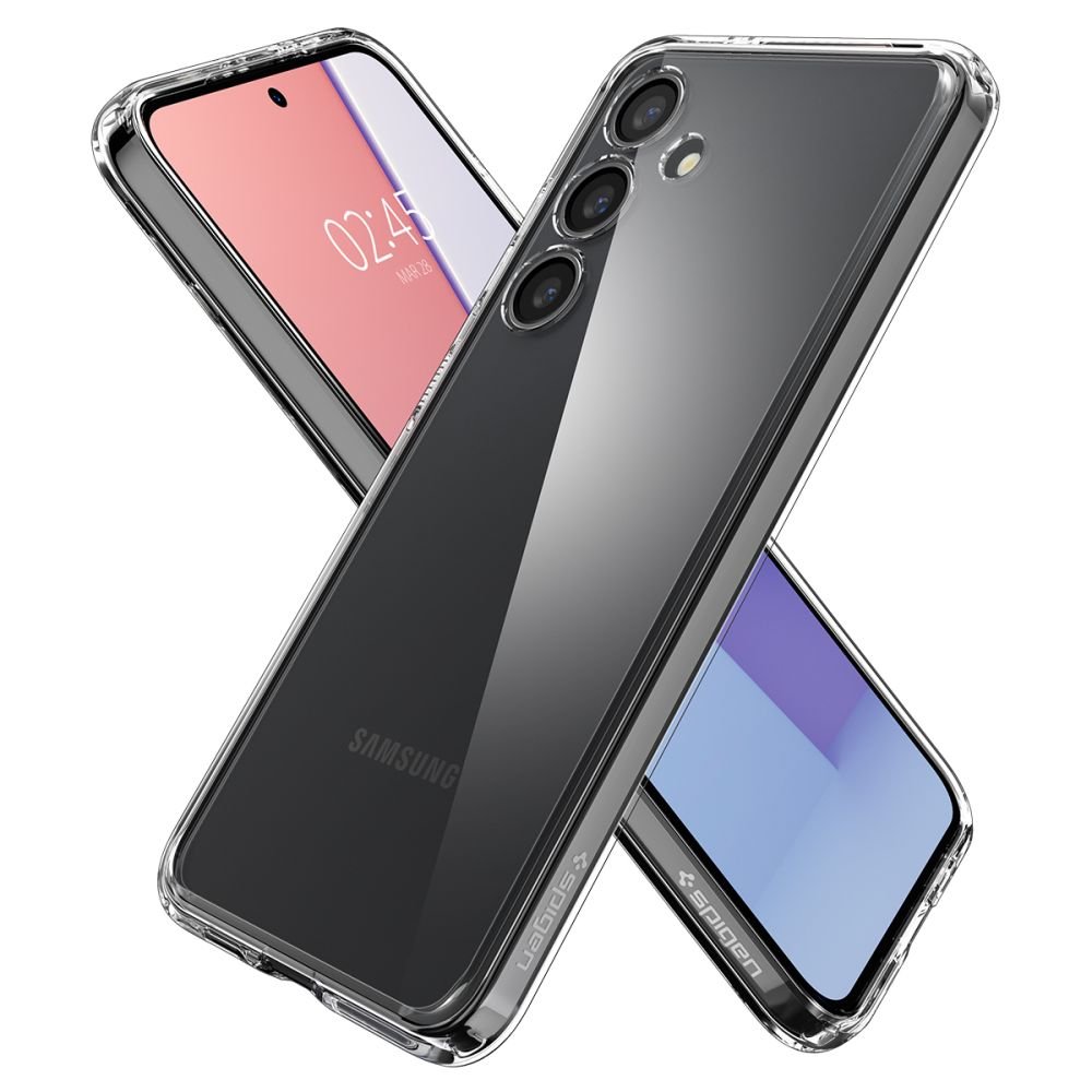 Spigen Samsung Galaxy S24+ - Ultra Hybrid Σκληρή Θήκη με Πλαίσιο Σιλικόνης - Crystal Clear