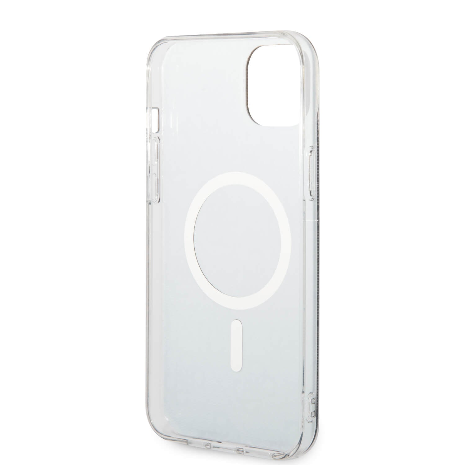 Guess iPhone 15 Plus / 14 Plus - Bundle Pack - Σετ Σκληρή Θήκη με Πλαίσιο Σιλικόνης και Ασύρματος Φορτιστής MagSafe - Design 4G Print MagSafe - Black - GUBPP14MH4EACSK