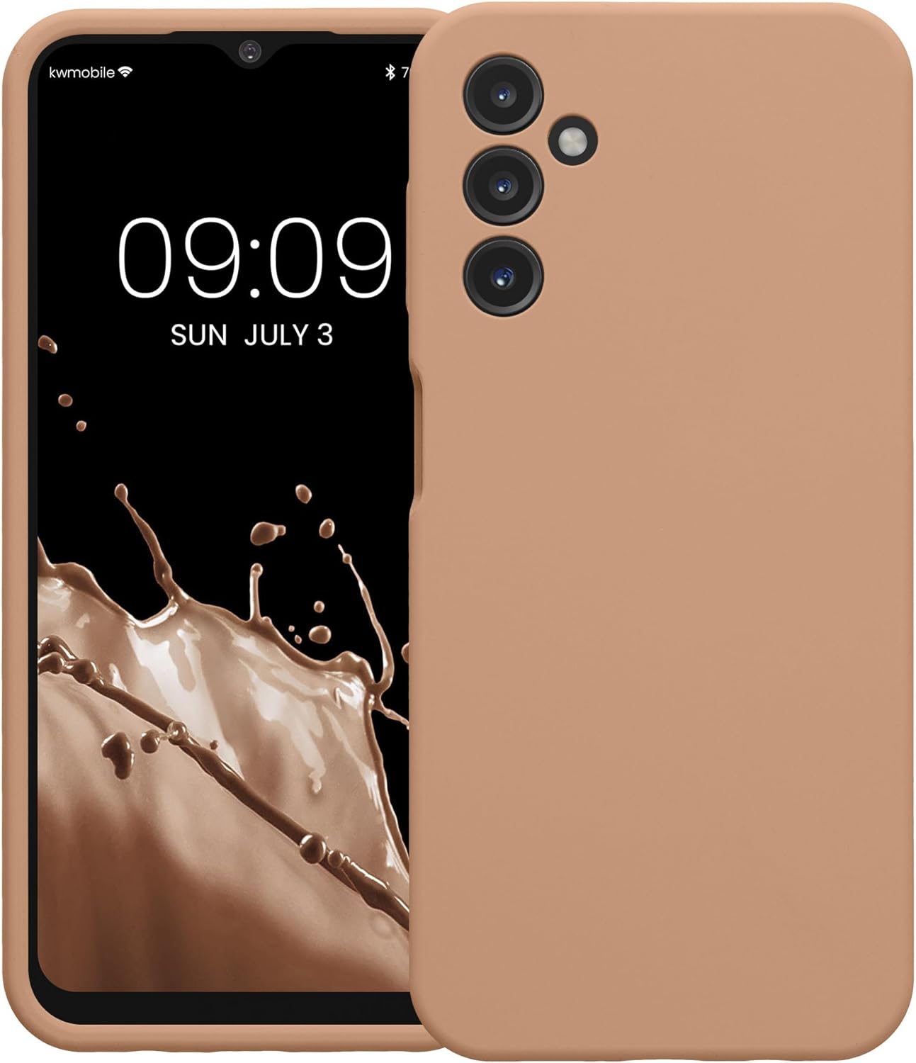 KW Samsung Galaxy A14 5G Θήκη Σιλικόνης Rubberized TPU - Macchiato