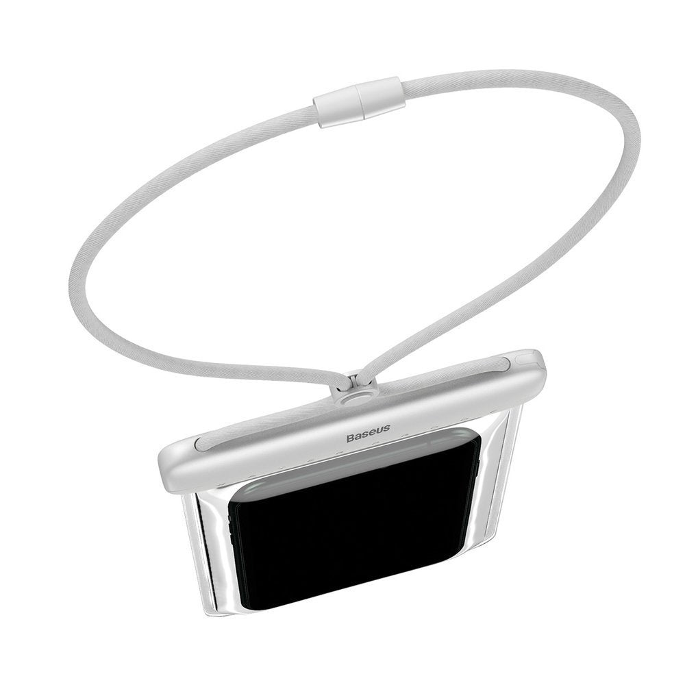 Baseus Let's Go Slip Cover Universal Αδιάβροχη Θήκη για Smartphones 7.2'' - White - ACFSD - D02