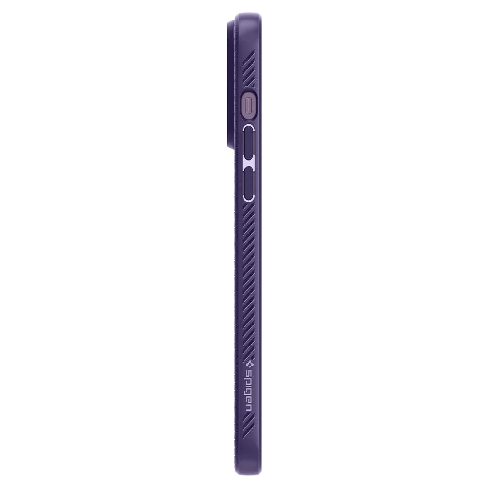 Spigen iPhone 14 Pro Max Liquid Air Θήκη Σιλικόνης - Deep Purple