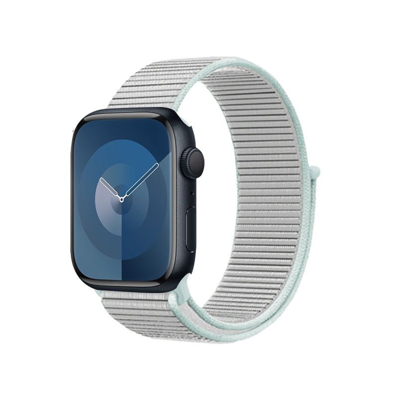 Crong Λουράκι Apple Watch 2/3/4/5/6/7/8/9/10/11 - SE (1/2/3) - 38/40/41/42mm από Νάιλον - Nylon - Pastel Grey
