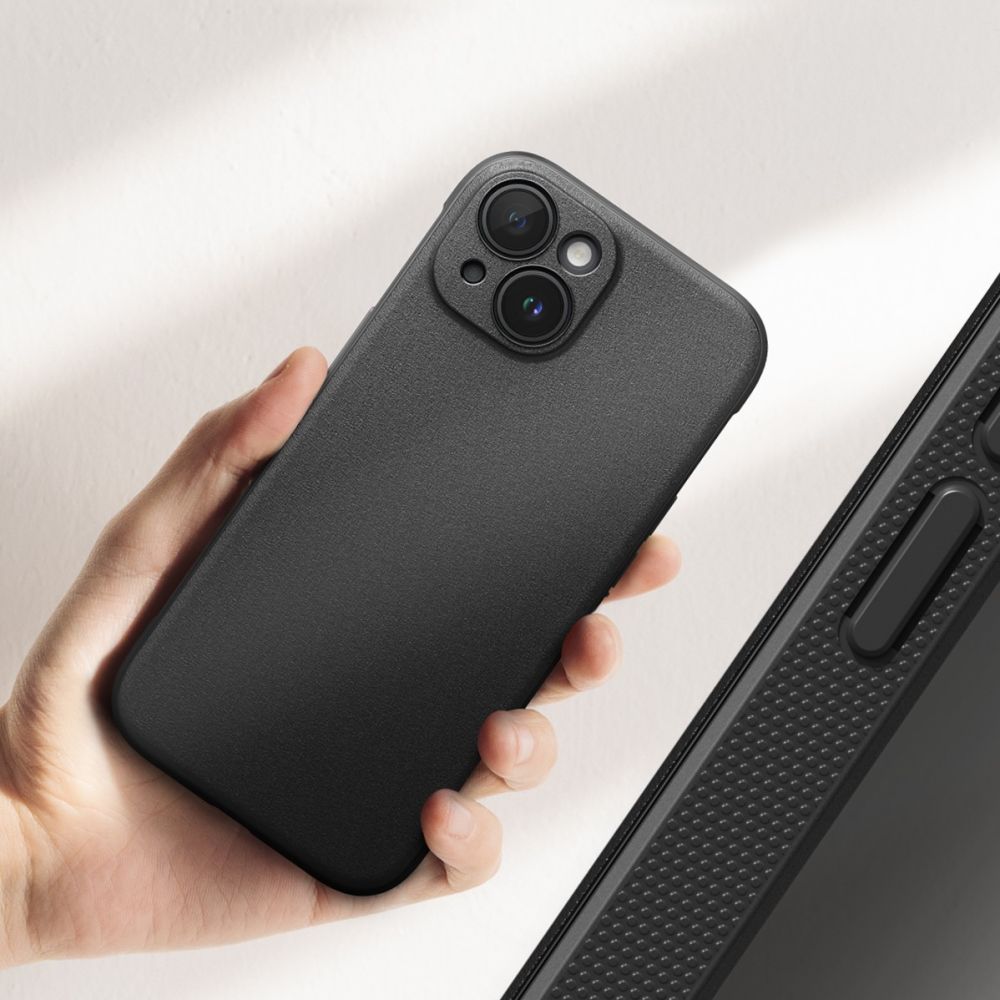Ringke iPhone 15 Onyx Durable TPU Case Θήκη Σιλικόνης - Black