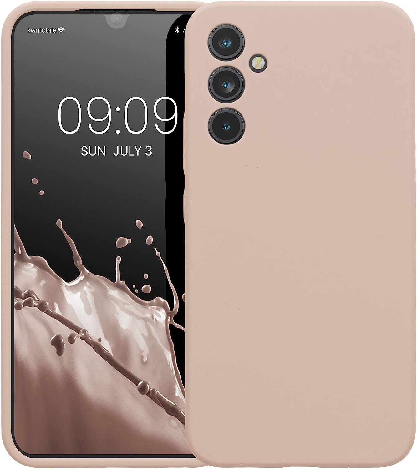KW Samsung Galaxy A34 5G Θήκη Σιλικόνης Rubber TPU - Antique Pink Matte - 60807.52
