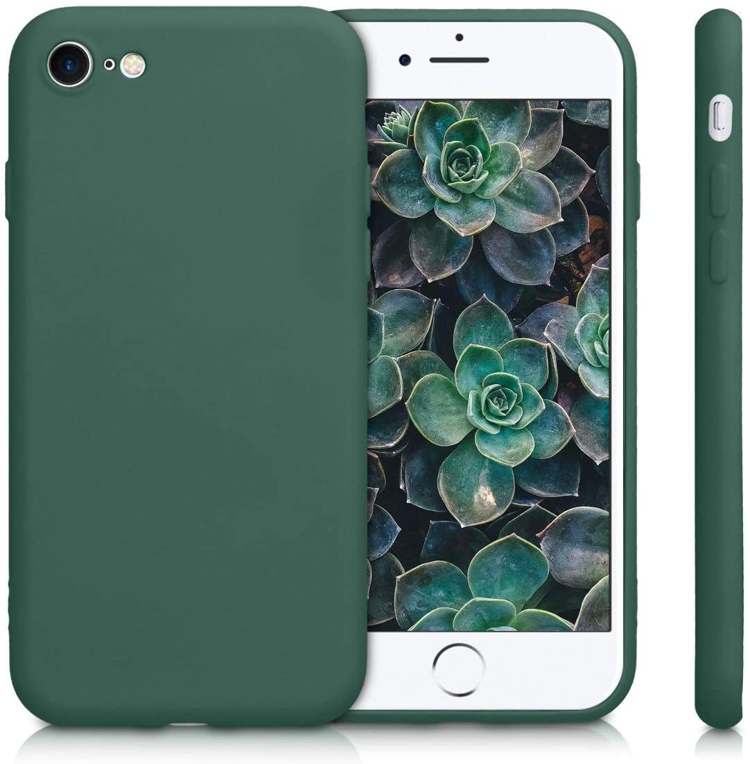 KW iPhone SE 2022 / SE 2020 / 7 / 8 Θήκη Σιλικόνης Rubberized TPU - Moss Green - 49979.169