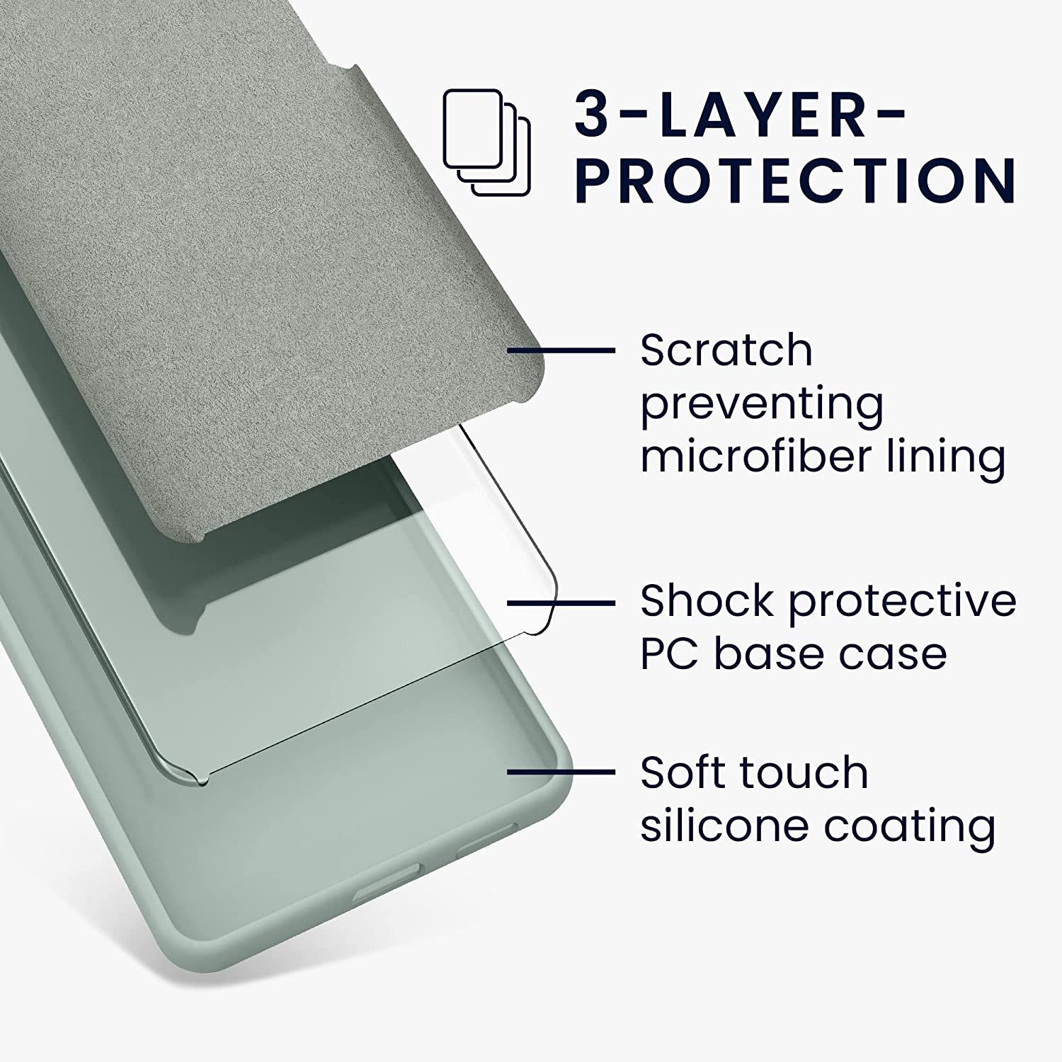 KW Xiaomi Redmi Note 12 Pro+ Θήκη Σιλικόνης Rubberized TPU - Cool Mint - 60691.200