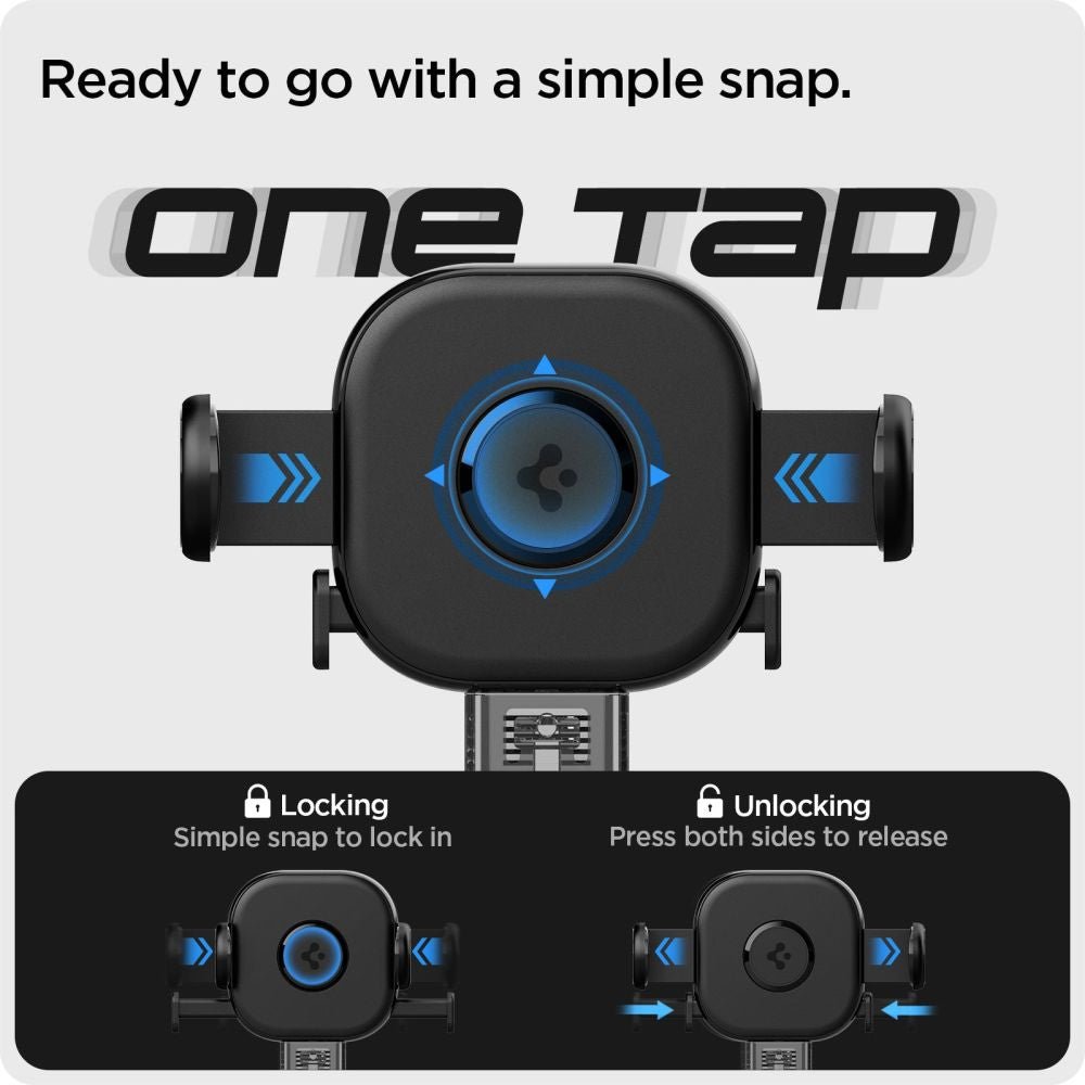 Spigen UTS12 OneTap Universal Βάση Αυτοκινήτου Αεραγωγού - Black