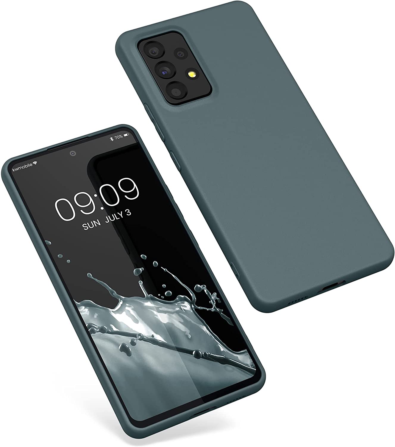 KW Samsung Galaxy A53 5G Θήκη Σιλικόνης TPU - Slate Gray - 57808.202