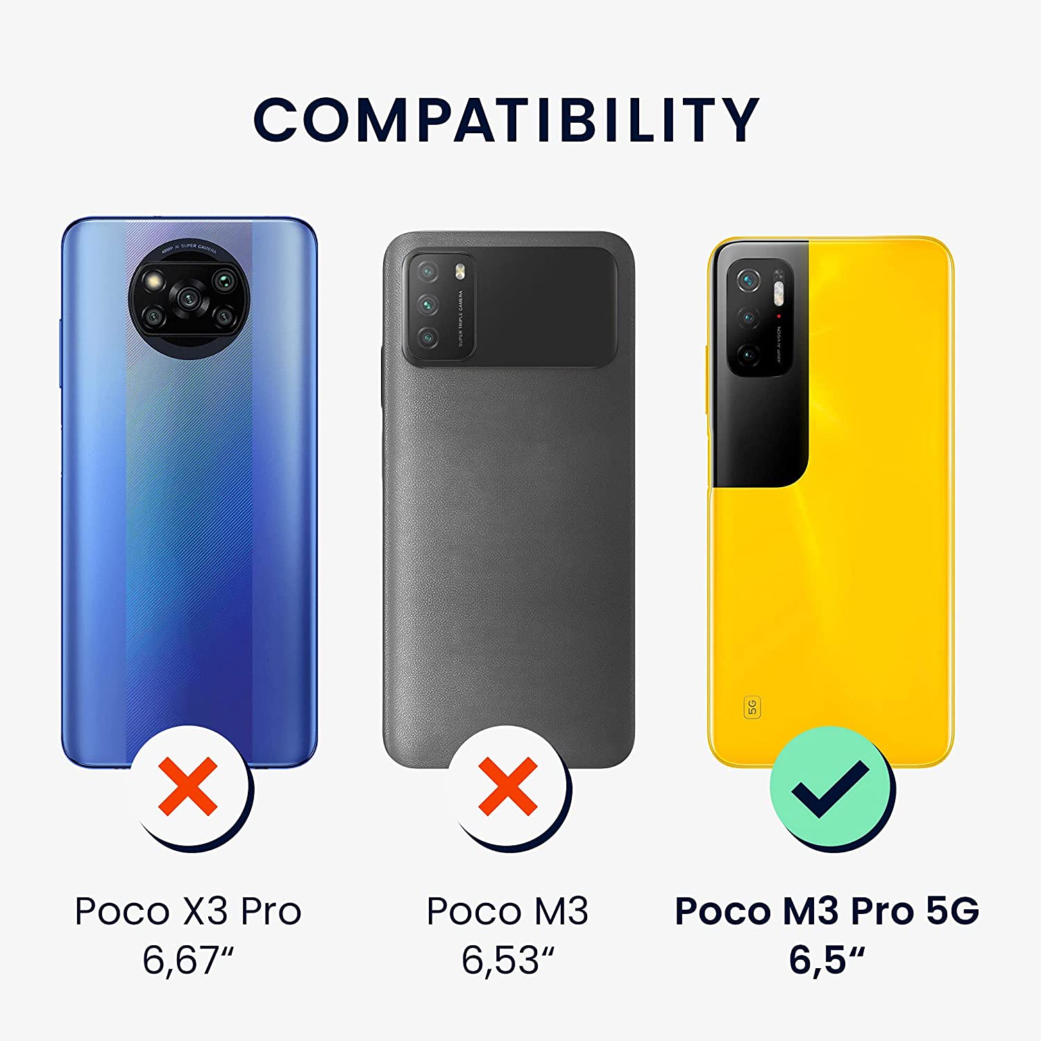KW Xiaomi Poco M3 Pro 5G Θήκη Σιλικόνης TPU - Sea Blue - 55363.223