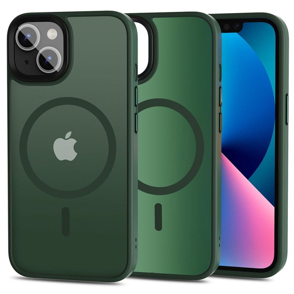 Tech - Protect iPhone 13 MagMat Σκληρή Θήκη με Πλαίσιο Σιλικόνης και MagSafe - Matte Green