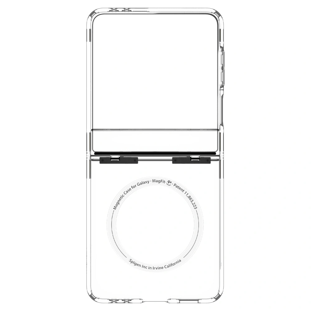 Spigen Samsung Galaxy Z Flip7 - Ultra Hybrid Pro Mag - Σκληρή Θήκη με Πλαίσιο Σιλικόνης με MagSafe - Clear / White