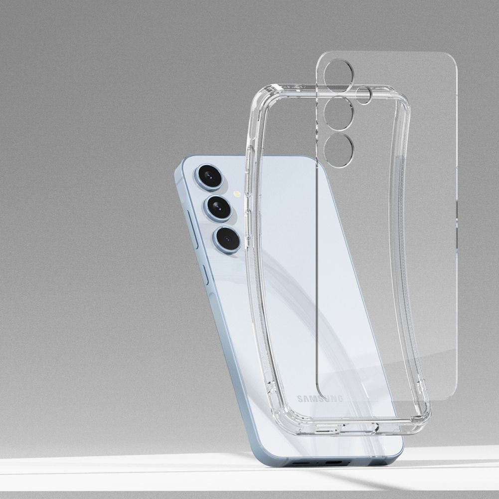 Ringke Samsung Galaxy A55 5G Fusion Σκληρή Θήκη με Πλαίσιο Σιλικόνης - Διάφανη