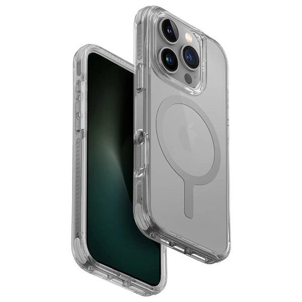 Uniq iPhone 16 Pro Combat Magclick Σκληρή Θήκη με Πλαίσιο Σιλικόνης και MagSafe - Stone Grey