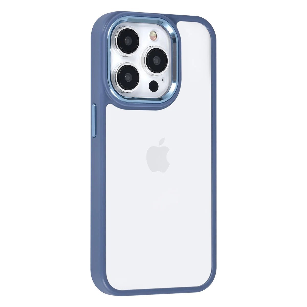 Tuniq iPhone 15 Pro - Σκληρή Θήκη με Πλαίσιο Σιλικόνης - Ανοιχτό Μπλε / Διάφανο