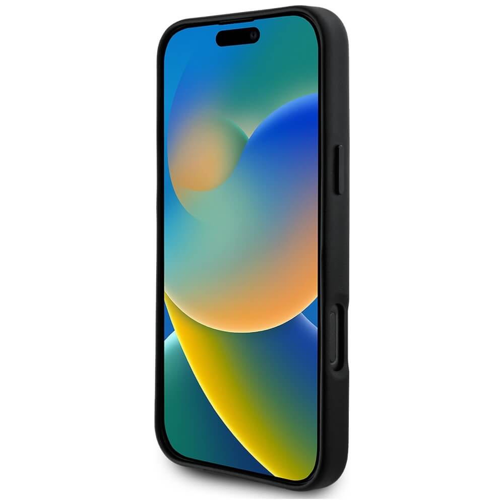 Aston Martin iPhone 16 Pro - HC FW Logo - MagSafe Σκληρή Θήκη με Πλαίσιο Σιλικόνης - Black