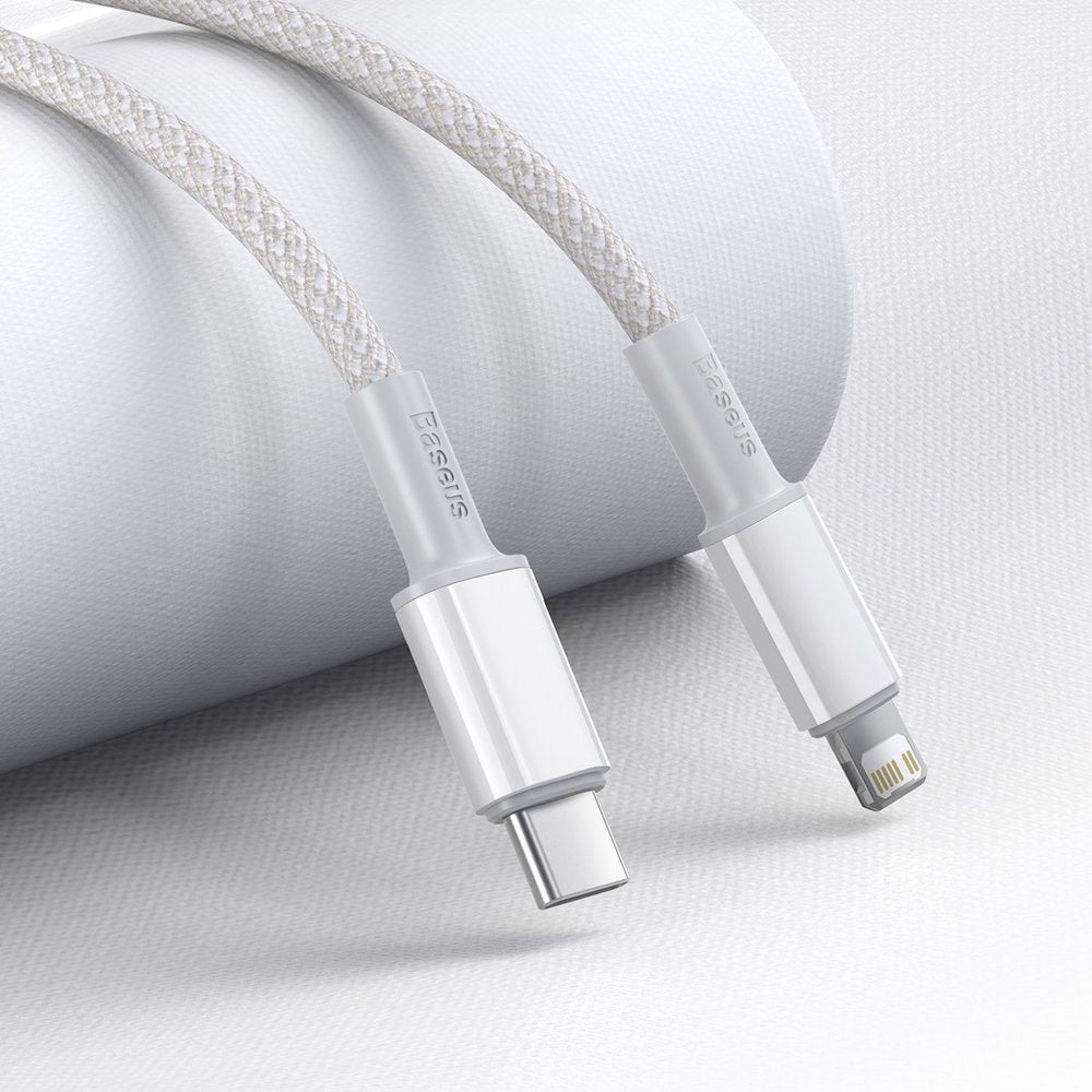 Baseus High Density PD 20W - Καλώδιο Δεδομένων και Φόρτισης Type - C to Lightning 2M - White - CATLGD - A02