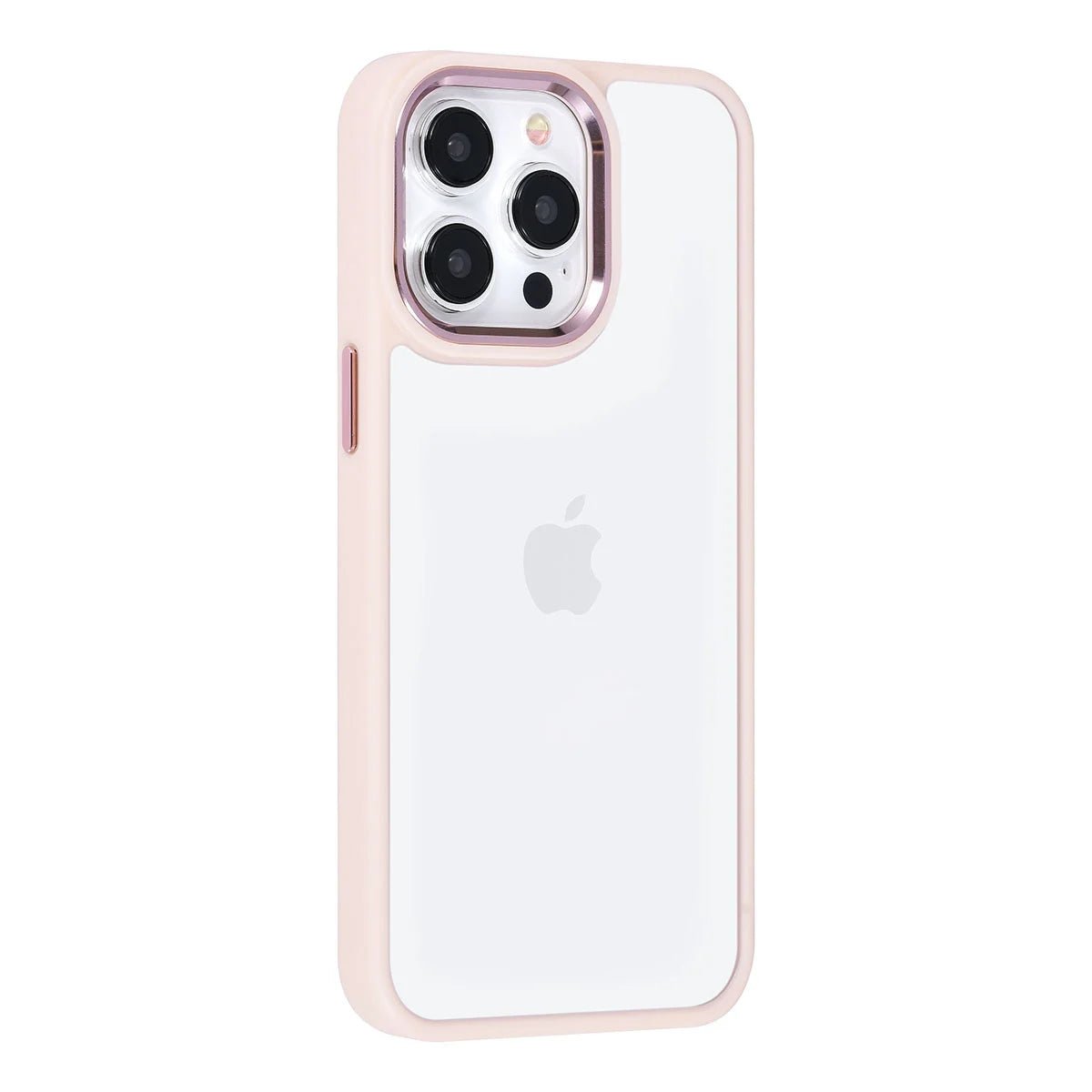 Tuniq iPhone 15 Pro Max - Σκληρή Θήκη με Πλαίσιο Σιλικόνης - Ροζ / Διάφανο