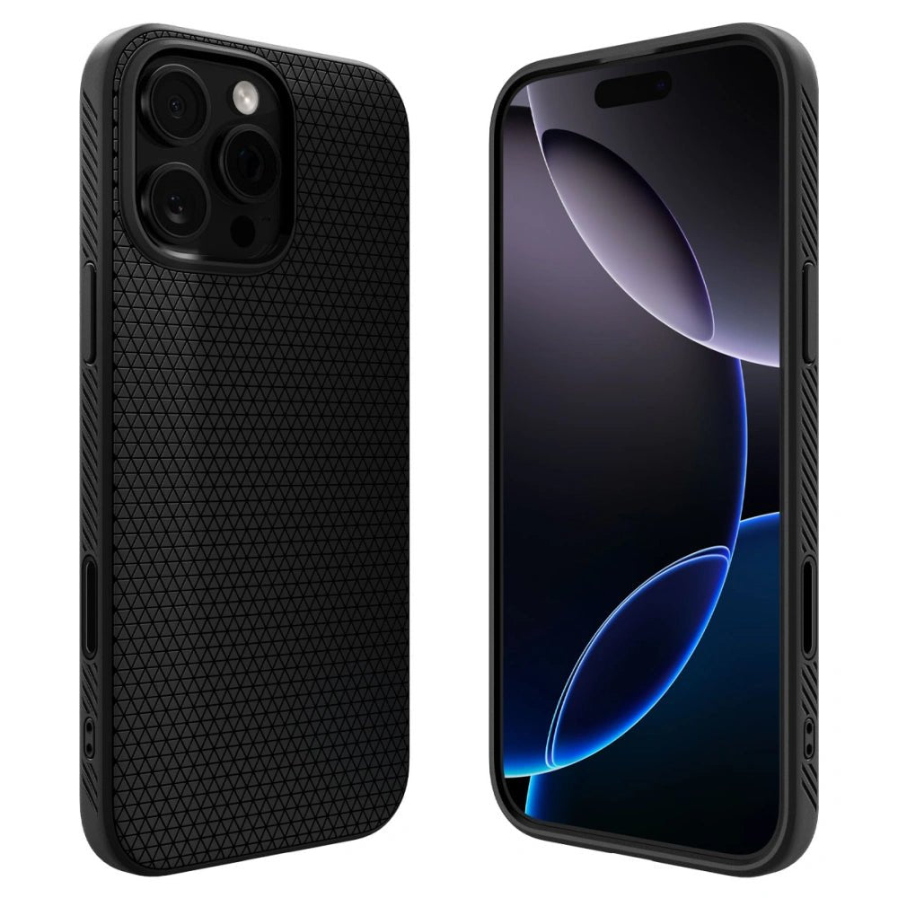 Spigen iPhone 16 Pro Max - Liquid Air T Mag - Θήκη Σιλικόνης με Magsafe - Matte Black