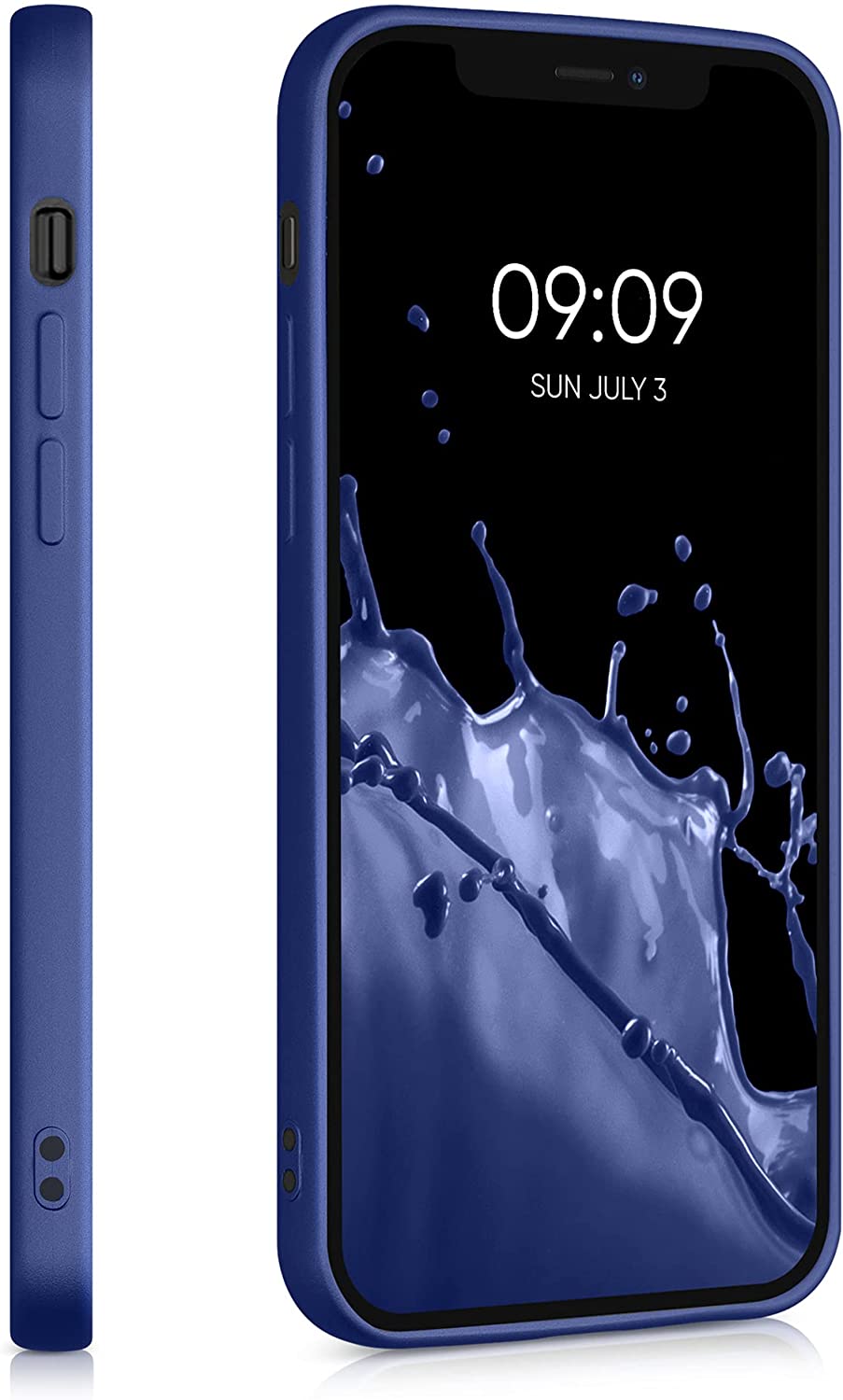KW iPhone 12 / iPhone 12 Pro Θήκη Σιλικόνης TPU - Metallic Blue - 56114.64