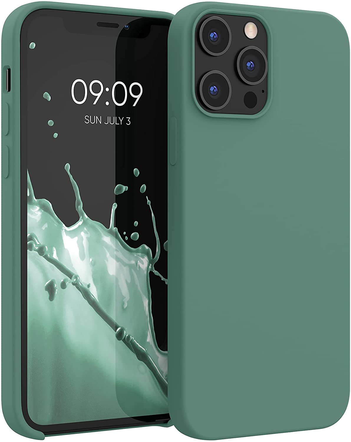 KW iPhone 12 Pro Max Θήκη Σιλικόνης Rubber TPU - Forest Green - 52644.166