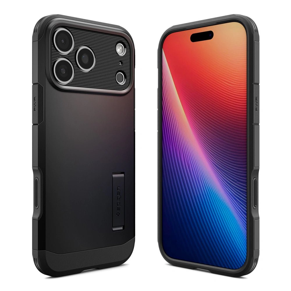 Spigen iPhone 17 Pro - Tough Armor T Mag - MagSafe Σκληρή Θήκη με Πλαίσιο Σιλικόνης και Σταντ - Black