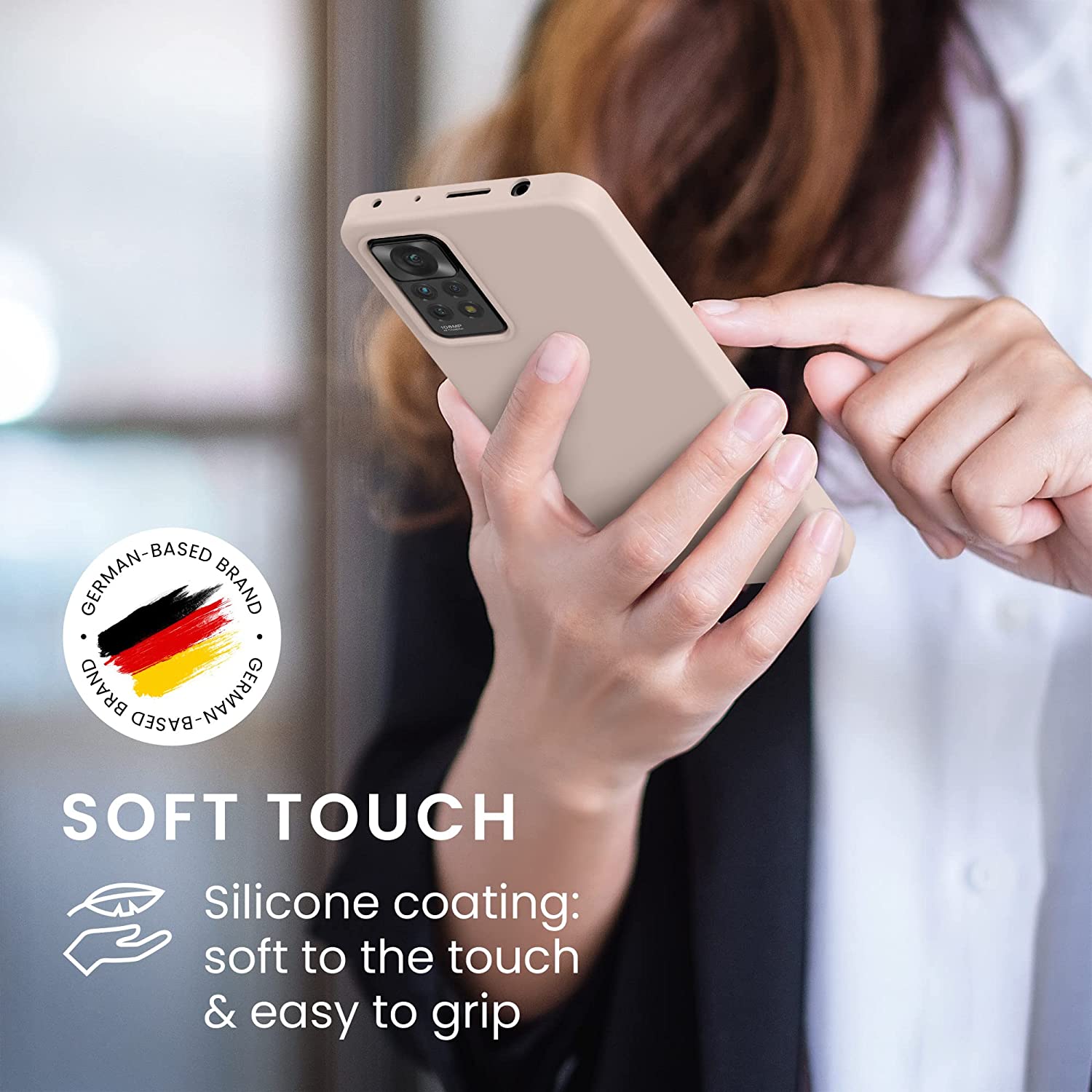 KW Xiaomi Redmi Note 11 Pro / Note 11 Pro 5G Θήκη Σιλικόνης Rubberized TPU - Coconut Swirl - 57373.225