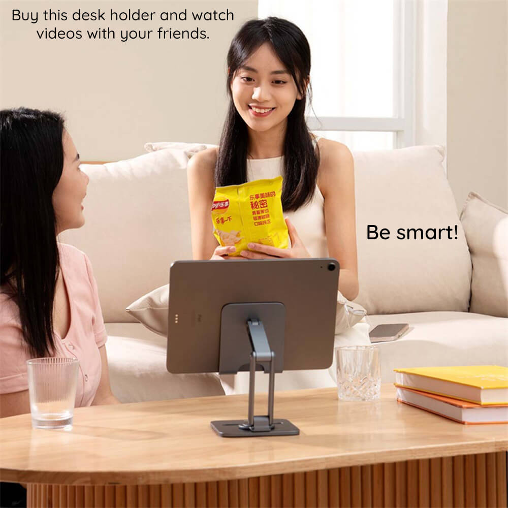 Baseus Biaxial Επιτραπέζια Bάση Tηλεφώνου και Tablet για το Γραφείο - Space Grey