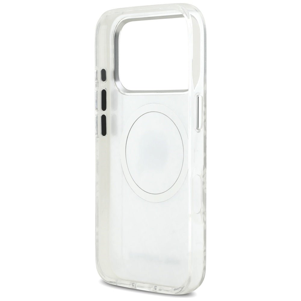 Karl Lagerfeld iPhone 17 Pro Max - IML Karl Head Logo MagSafe - Σκληρή Θήκη με Πλαίσιο Σιλικόνης - Grey - KLHMP17XHMKBKHOG